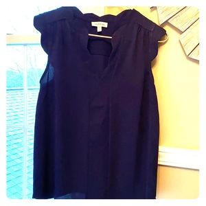 Navy blue top